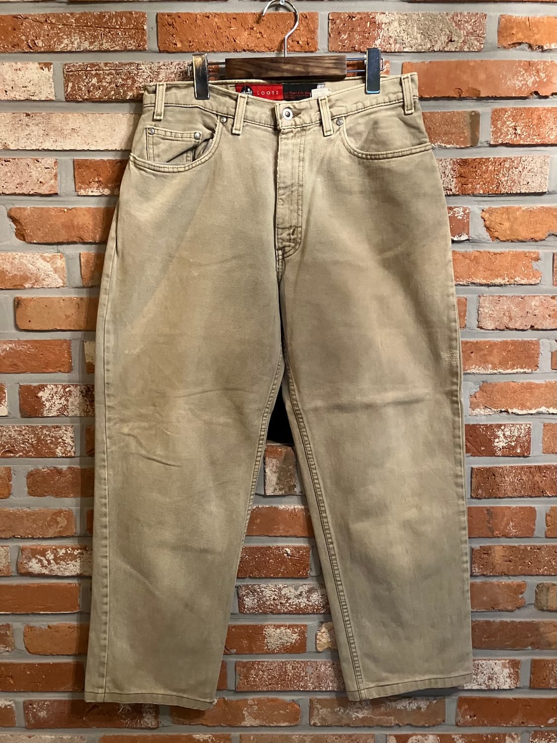 90s USA 빈티지 리바이스 실버탭 루즈핏 데님 팬츠 상품이미지2