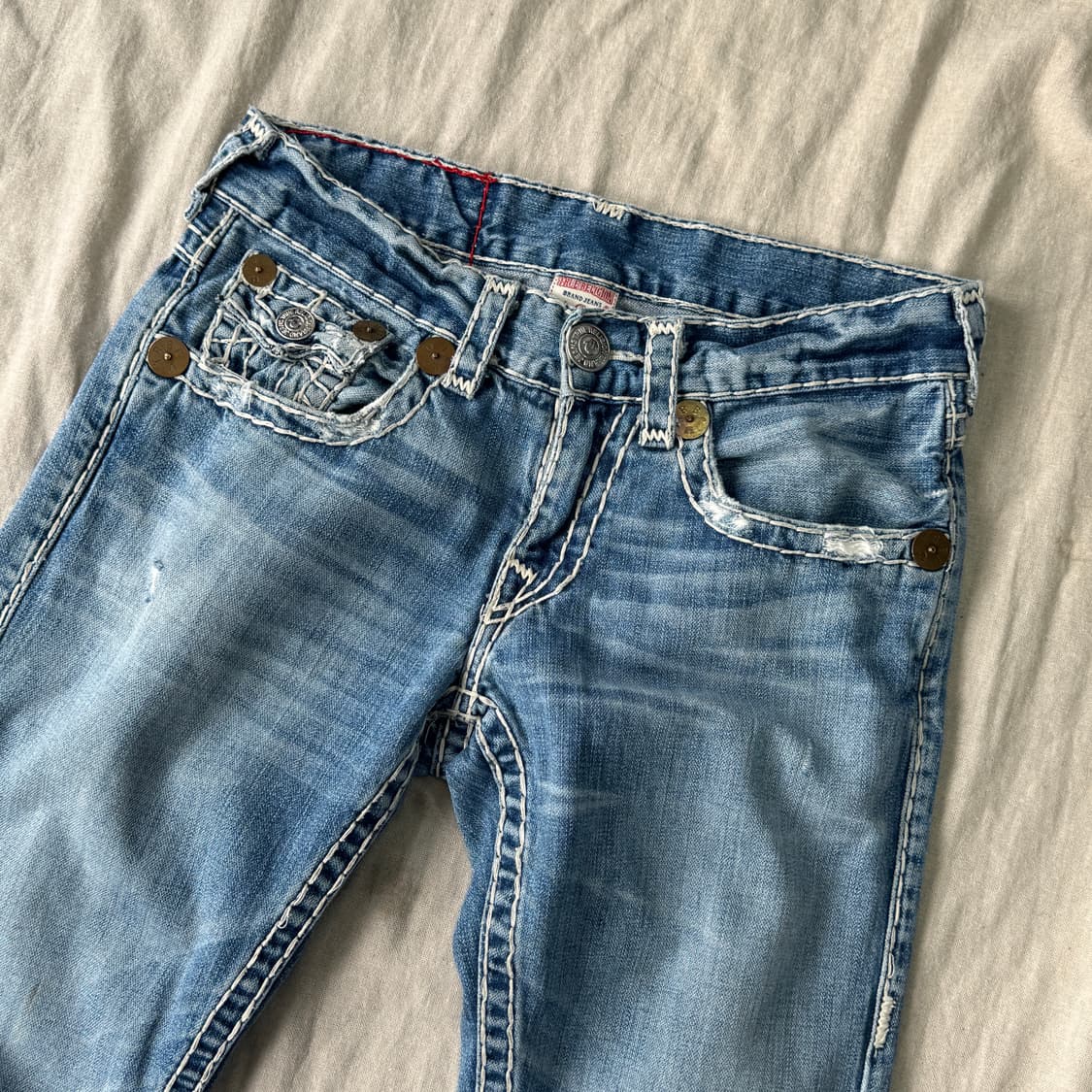 트루릴리전 화이트스티치 부츠컷 데님 29 상품이미지3