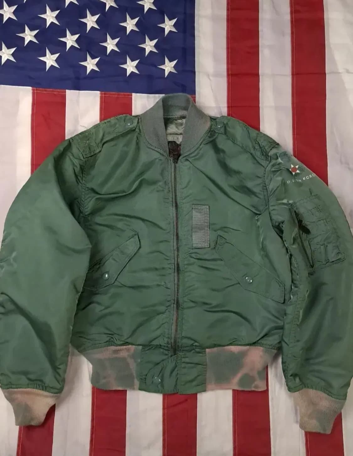 오리지날 알파사 미공군 L-2B 빈티지 항공점퍼 상품이미지1