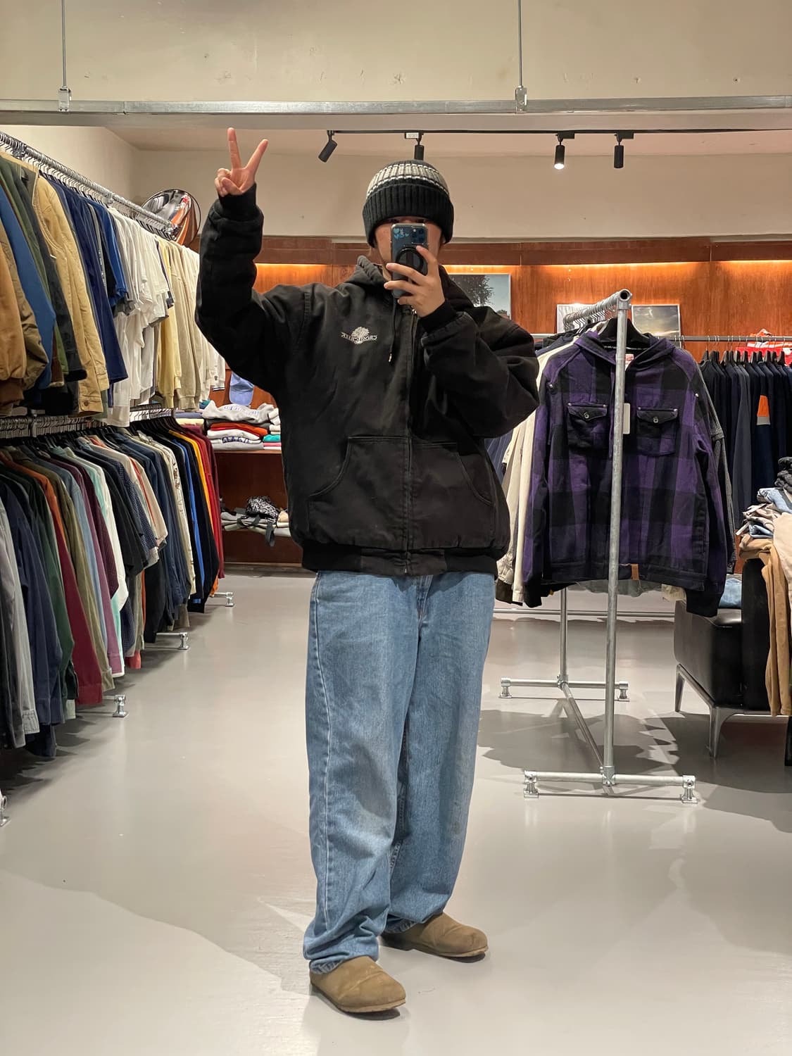 빈티지 엑티브 워크 후드 자켓   상품이미지4