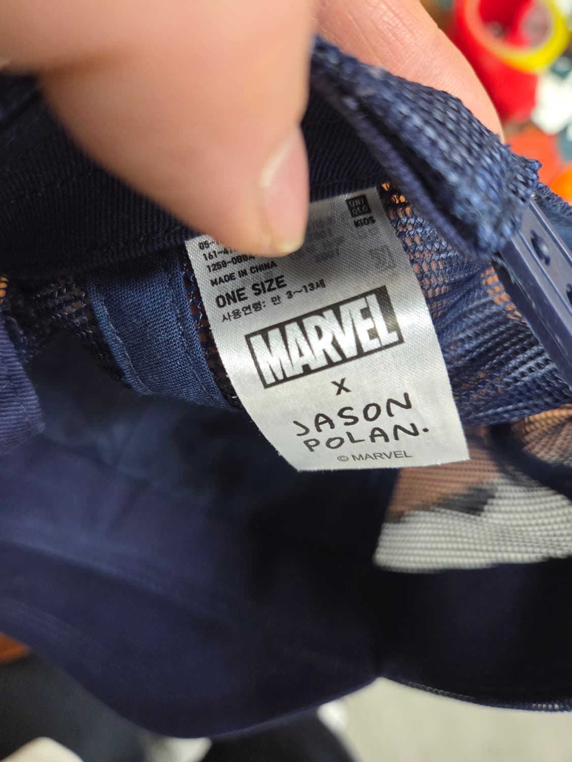 마블 제이슨 폴란 빈티지 스파이더맨 자수 메쉬모자 프리 상품이미지5