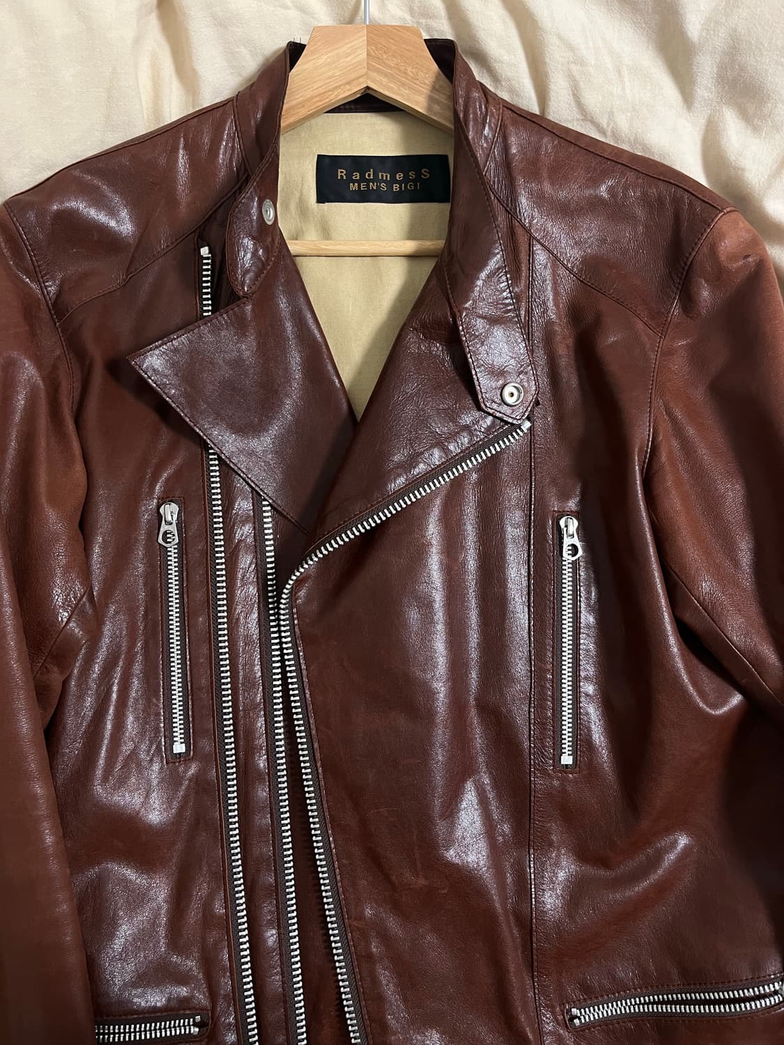 90s 타케오 키쿠치 레더 자켓 상품이미지5