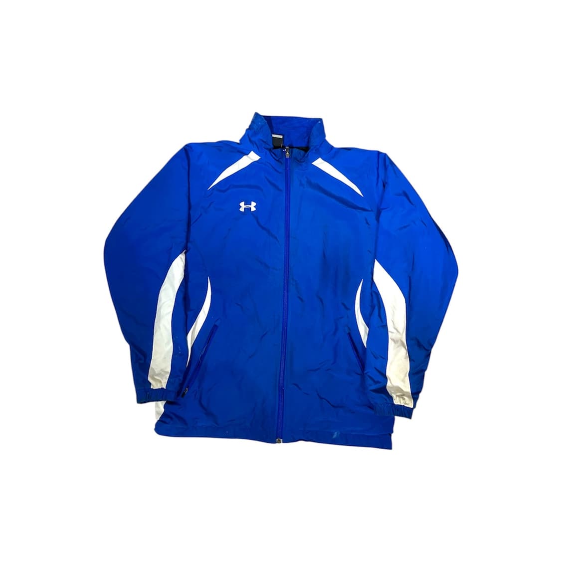 언더아머 블루 화이트 라인 바람막이 자켓  상품이미지5