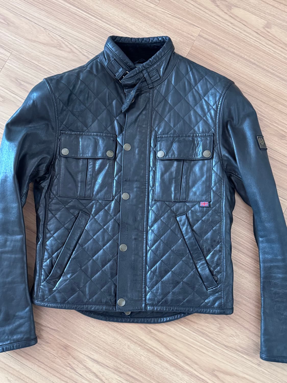 벨스타프 퀼팅 쿠거 가죽자켓 상품이미지2