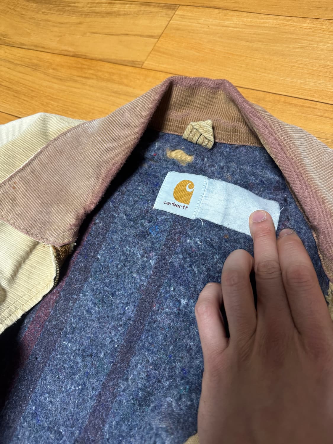 칼하트 디트로이트 빈티지 자켓 L 상품이미지4