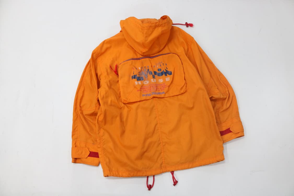 LEYTON HOUSE 레이튼하우스 빈티지 오렌지 테크니컬 후드자켓 L 상품이미지8