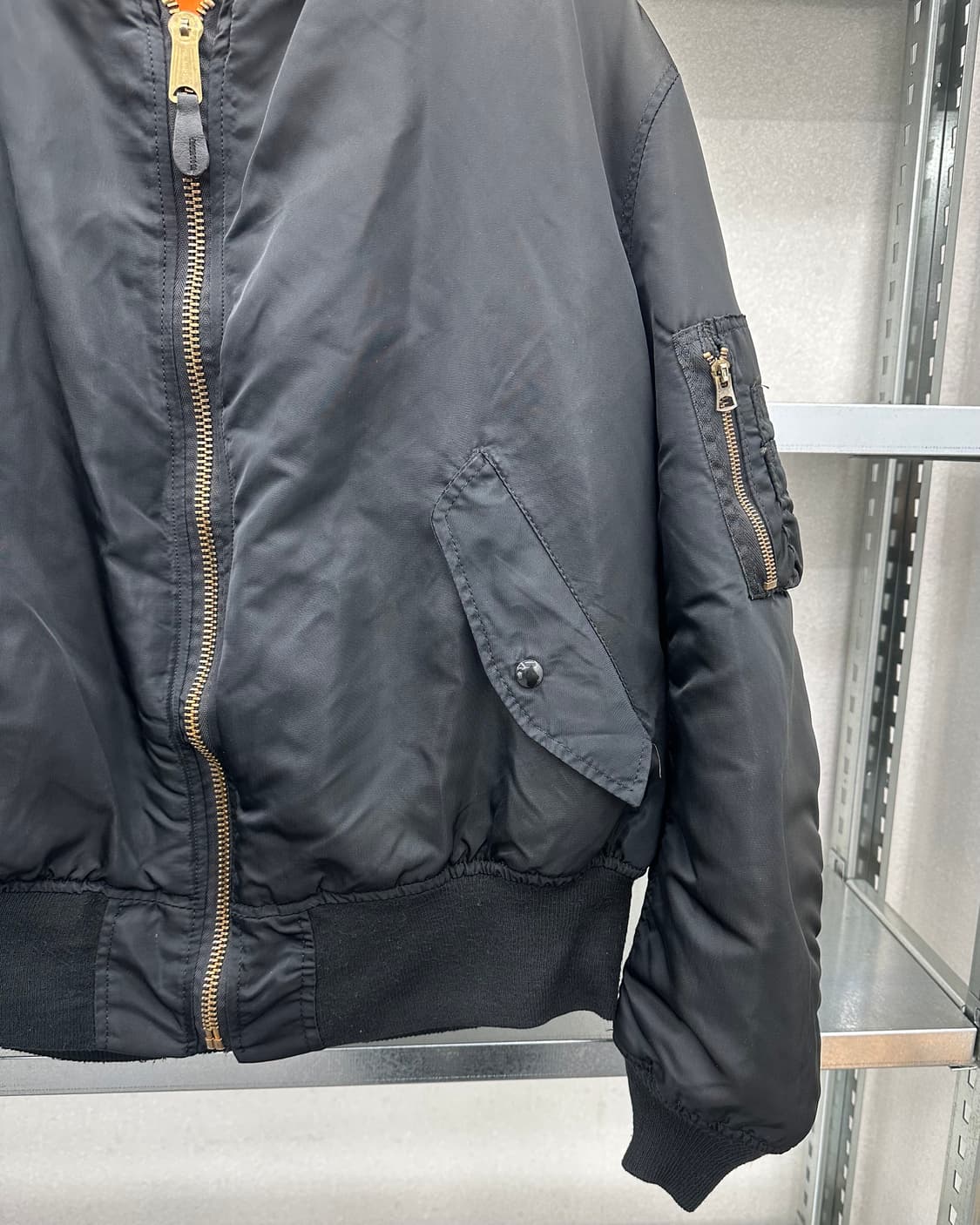 (XL)90'S ALPHA USA 양면 항공점퍼-M1338 상품이미지3