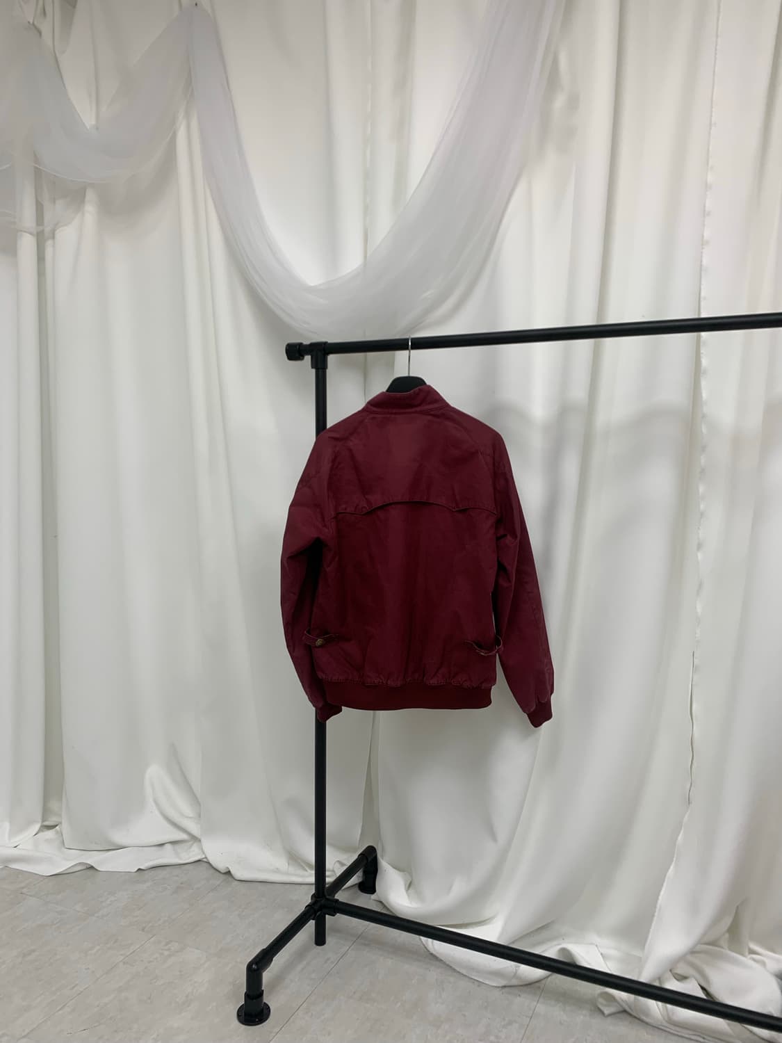 Polo burgundy bomber jacket 상품이미지2