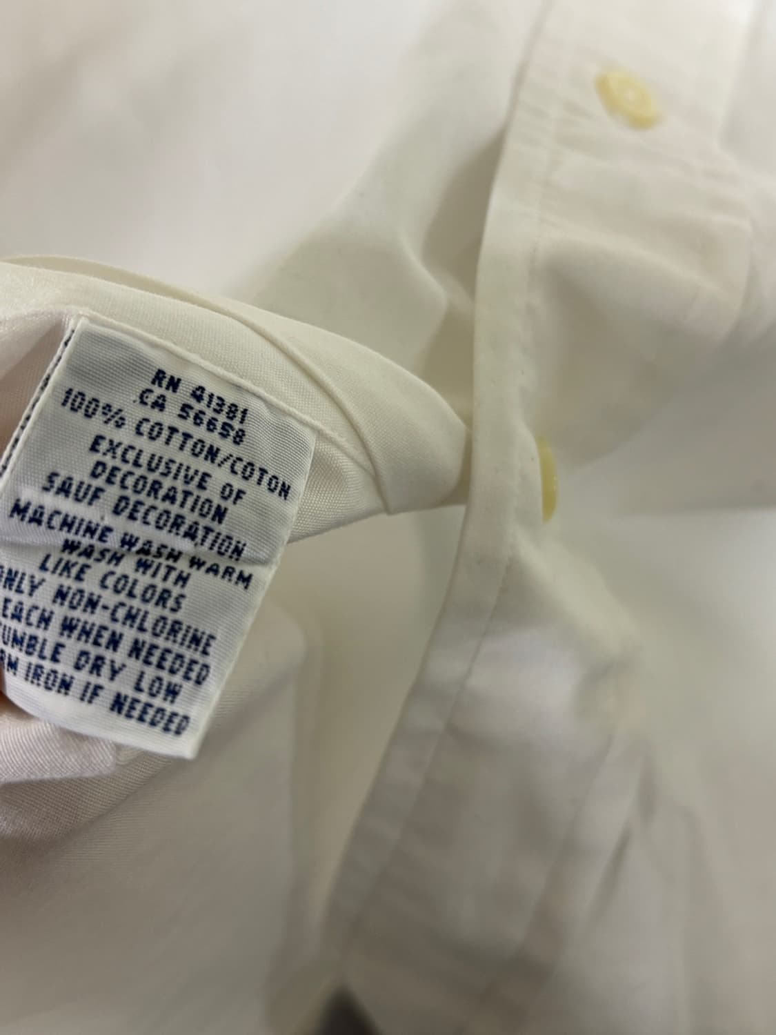 폴로 화이트 셔츠 상품이미지4