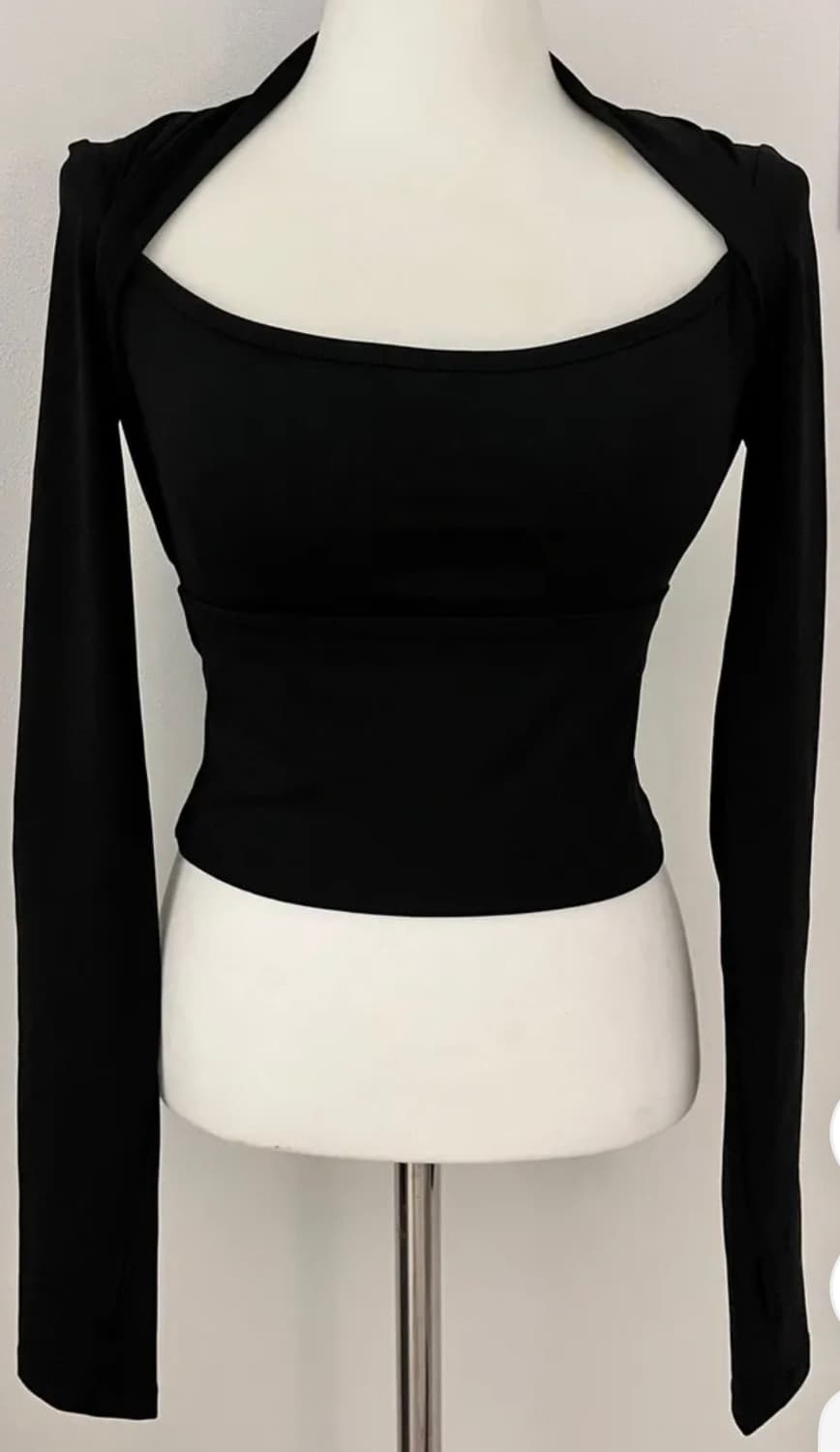 (새상품) 워머 볼레로 크롭탑 필라테스 헬스 요가 운동복 상품이미지2