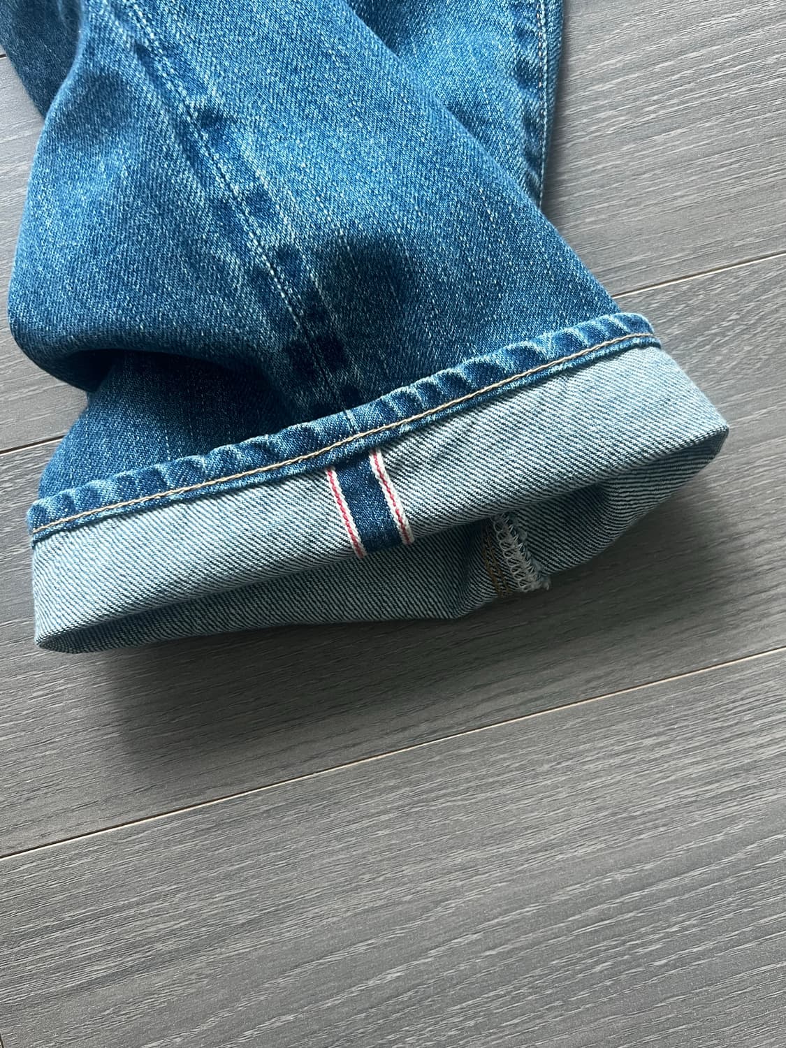 [34/27] 아프레쎄 워시드 빅E 데님(ap-4004) 팔아요 상품이미지6