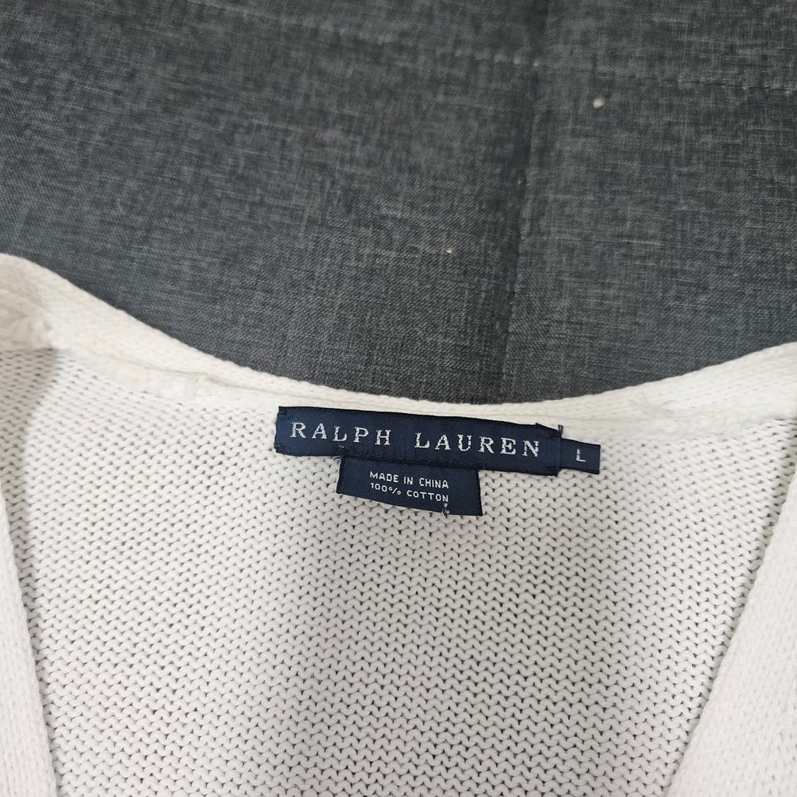 폴로 랄프로랜 화이트 니트 가디건(네고가능) 상품이미지2