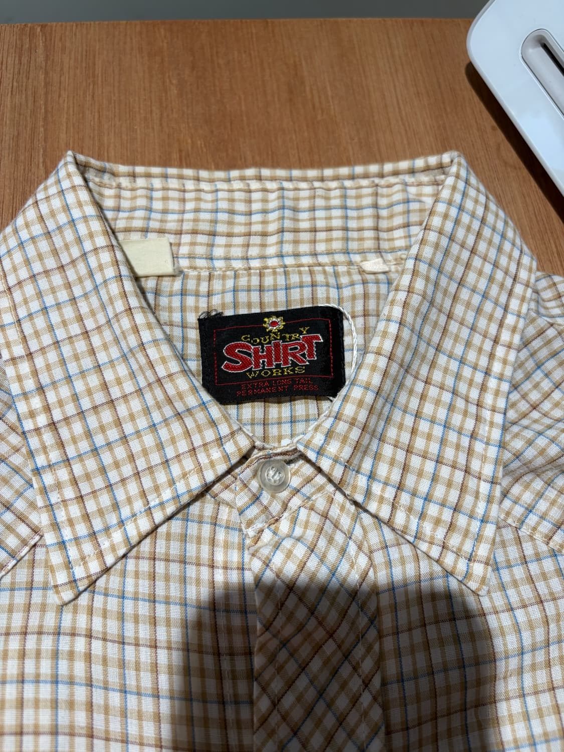 COUNTRY SHIRT WORKS 체크 반팔 셔츠 XL 상품이미지5