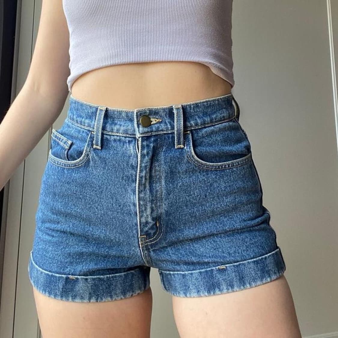 아메리칸 어패럴 데님쇼츠 판매 (미착용, 새제품) 상품이미지1