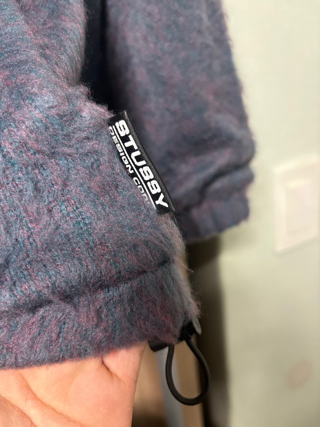 [M] 스투시 퍼플 아크릴 자켓 상품이미지2