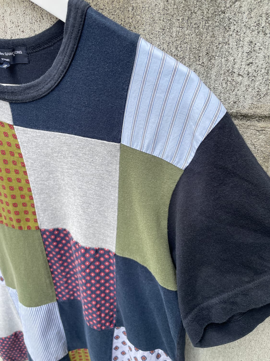 COMME des GARCONS patchwork t-shirt 상품이미지2