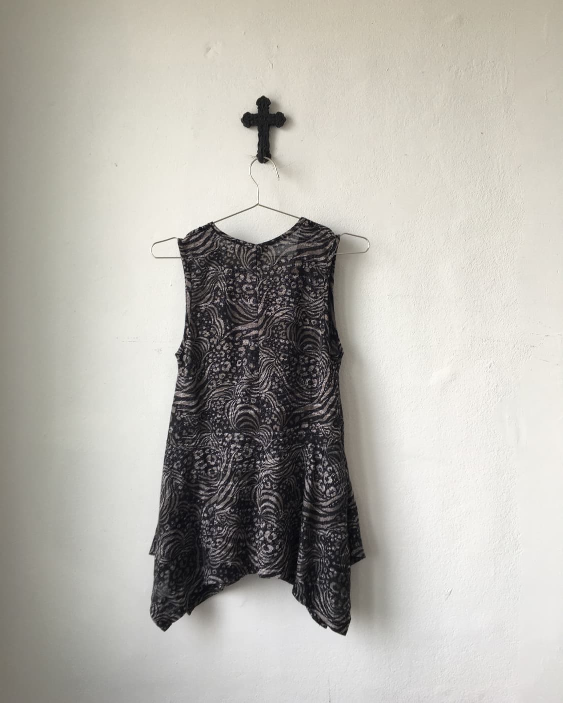 Unbalanced pattern sleeveless 상품이미지3