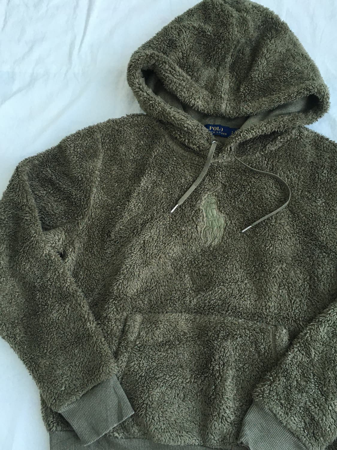 폴로 polo 그린 뽀글이 후드 상품이미지2
