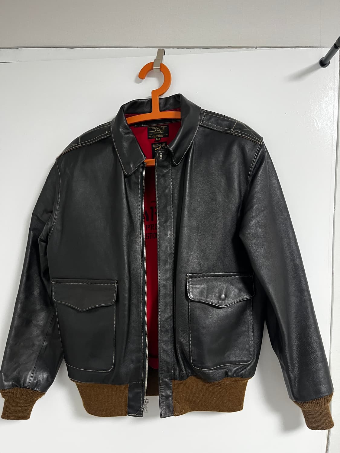 A-2 가죽 자켓 M2 상품이미지2