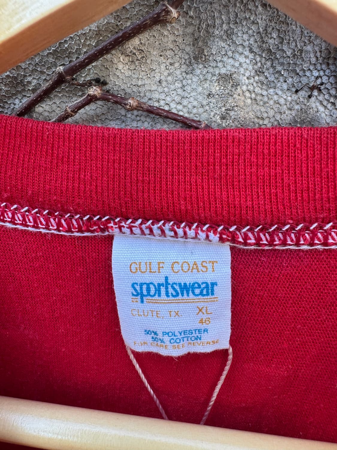 80s gulf coast 빈티지 프린팅 싱글스티치 반팔 티셔츠  상품이미지4