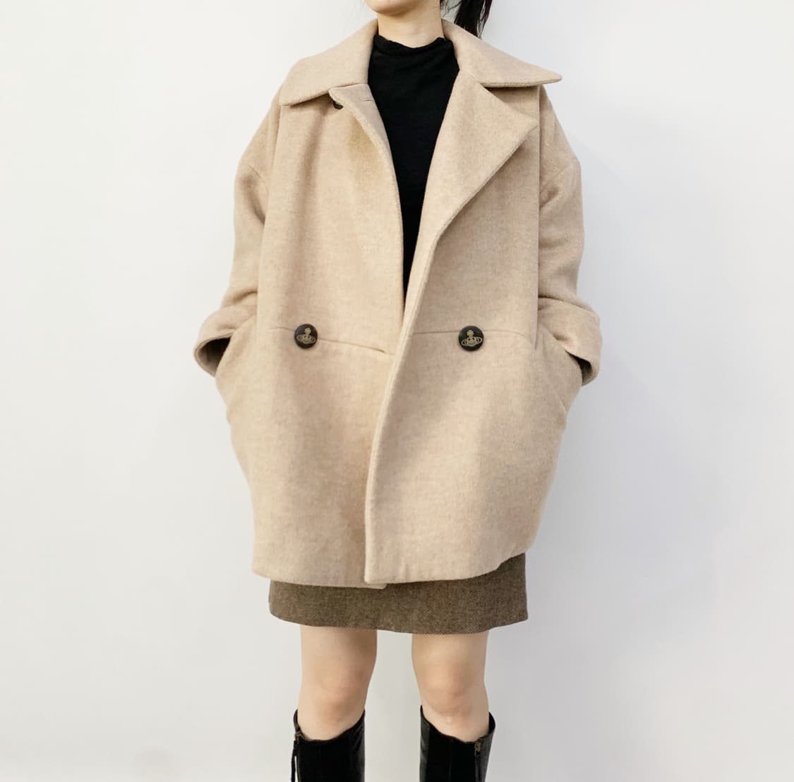 비비안 웨스트우드 울 코트 상품이미지2