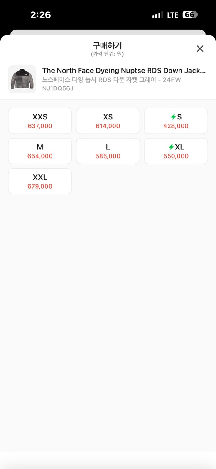 노스페이스 다잉 눕시 RDS 다운 자켓 상품이미지7