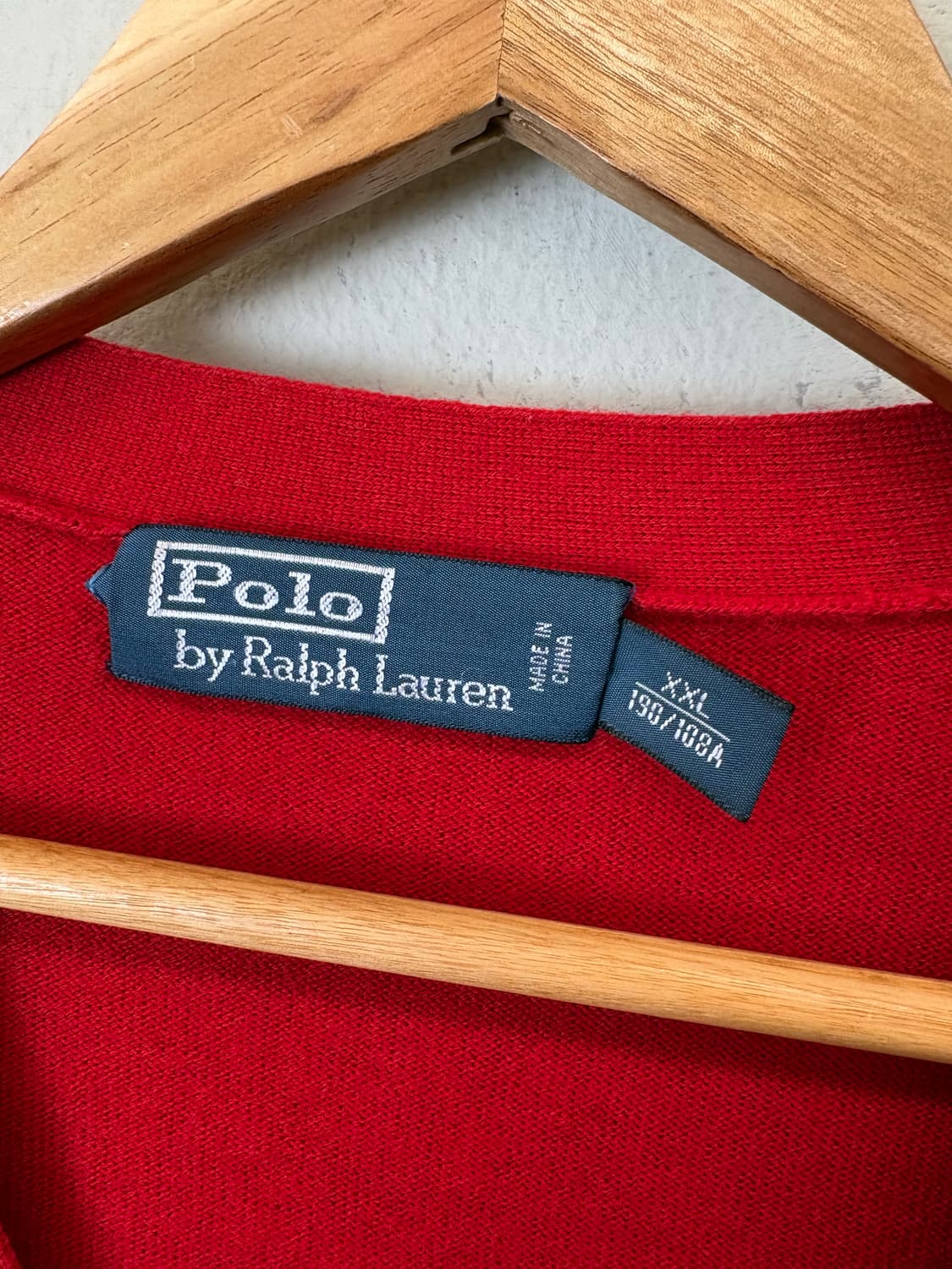 폴로랄프로렌 암패치 램스울 니트 가디건 레드 상품이미지6