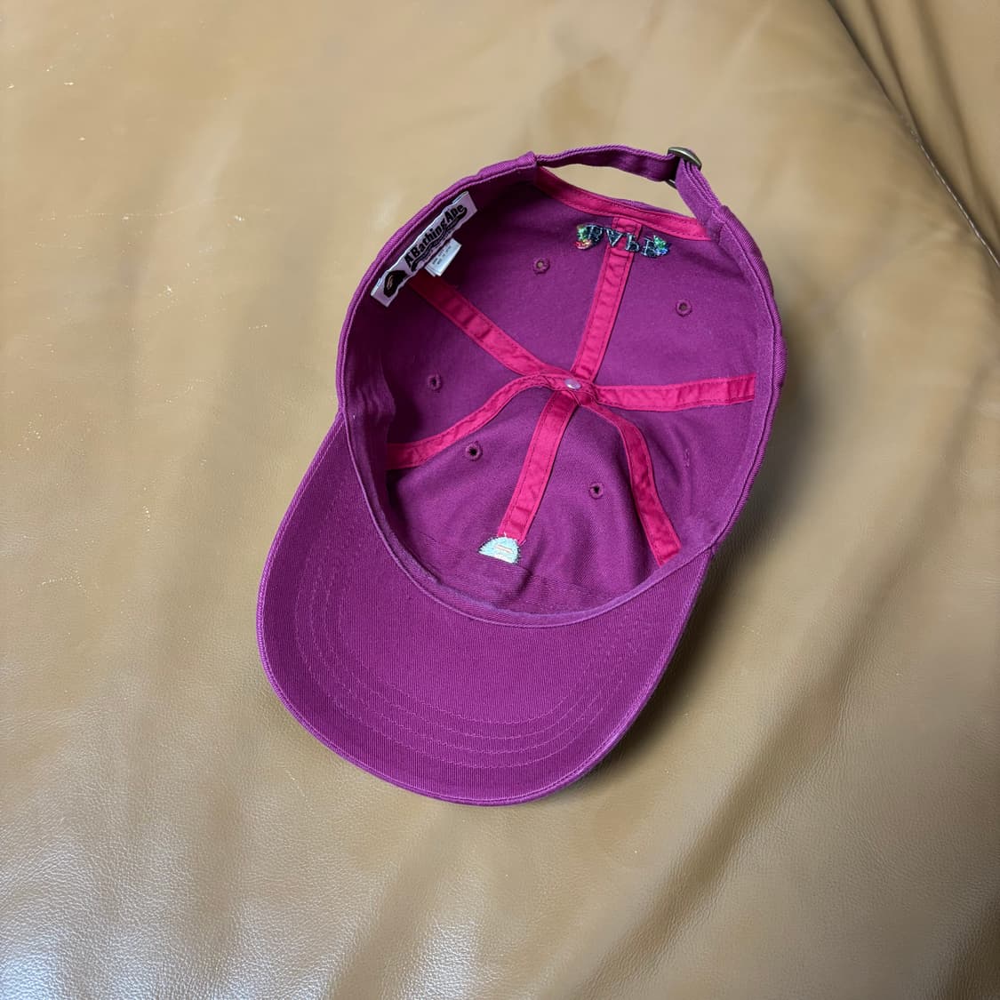 베이프 6패널 볼캡 모자 엠브로이드 플라워 에이프 헤드 상품이미지7