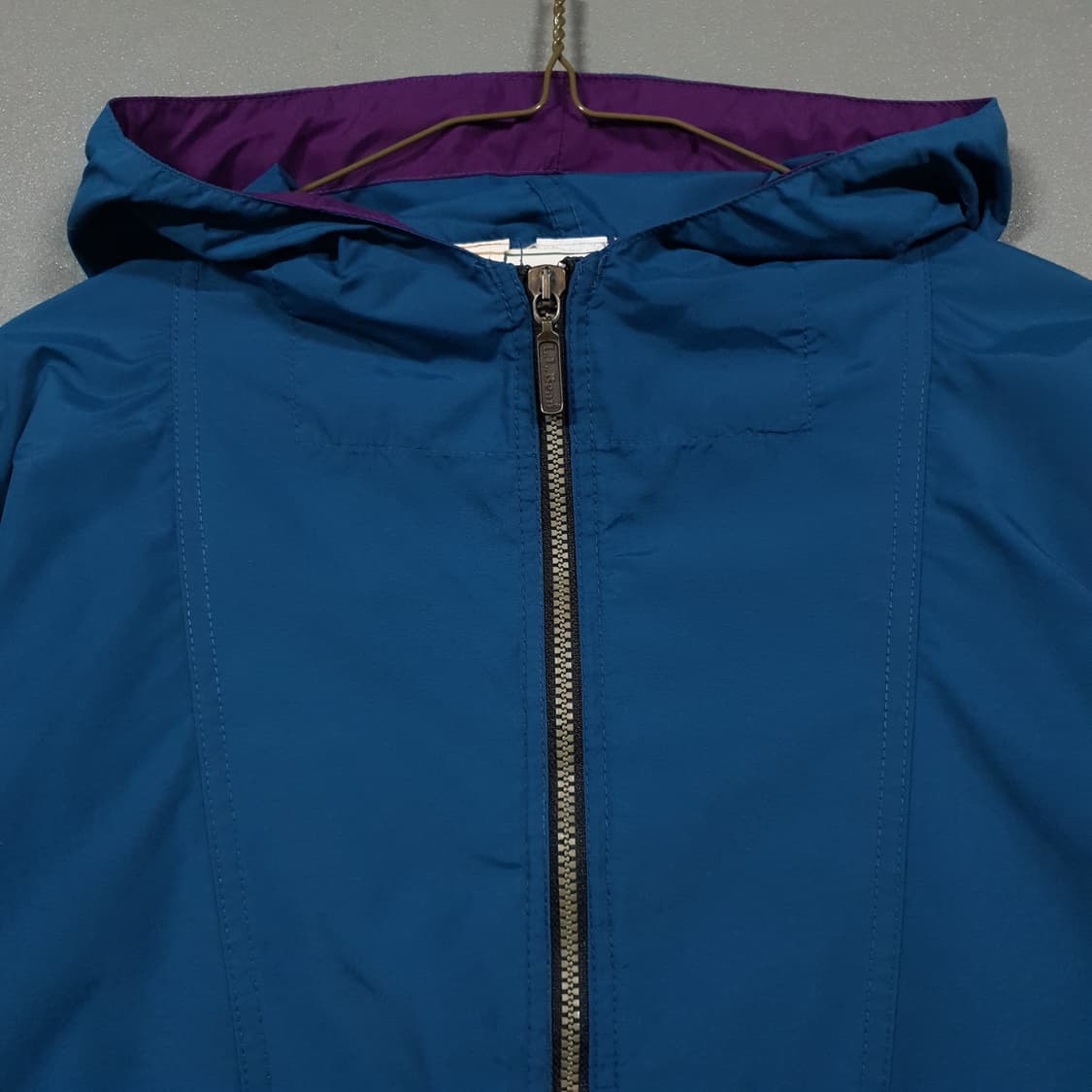 실측 M) L.L.Bean 엘엘빈 90s 배색 후드 아노락 바람막이 자켓 상품이미지2