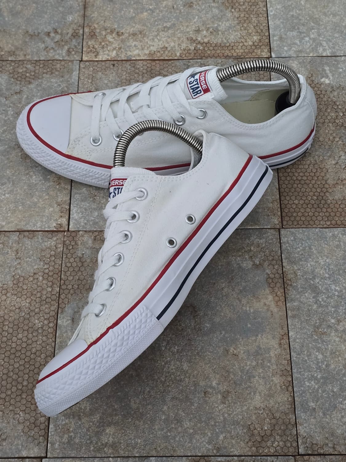 (260)컨버스 척테일러 올스타 로우 화이트  상품이미지5