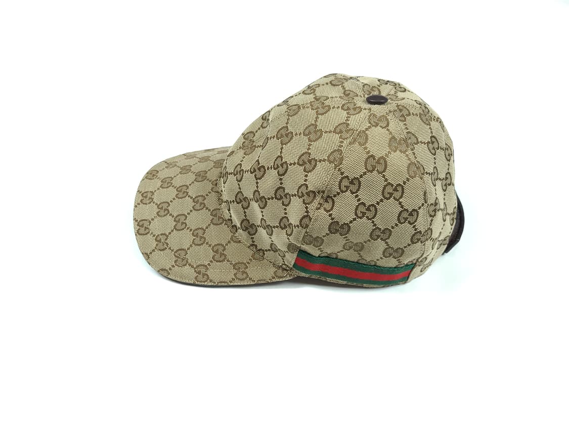 구찌 gg 캔버스 웹삼선 볼캡 모자 상품이미지1
