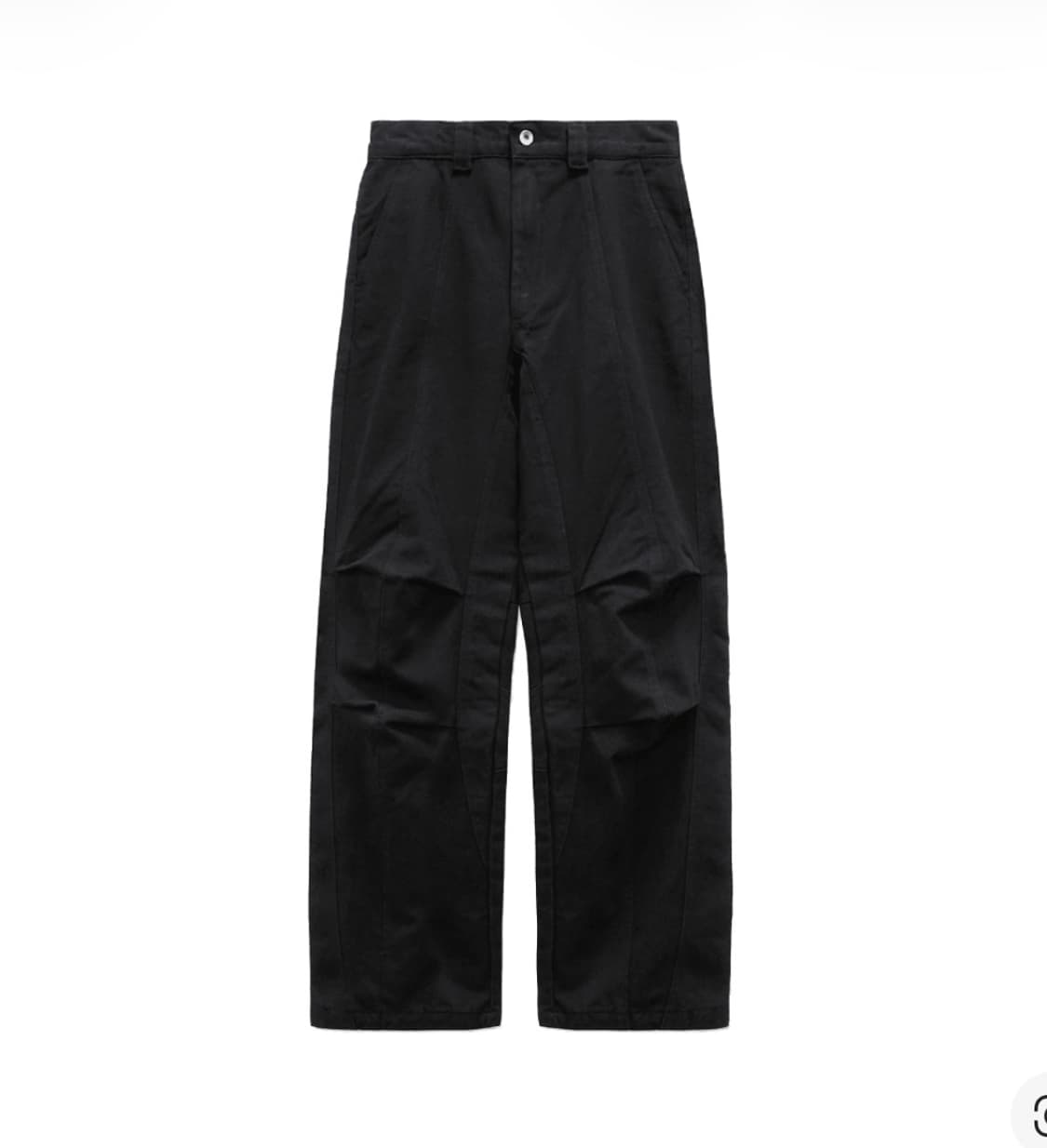 이그노타 코어12 워시드 집 팬츠 블랙 상품이미지1