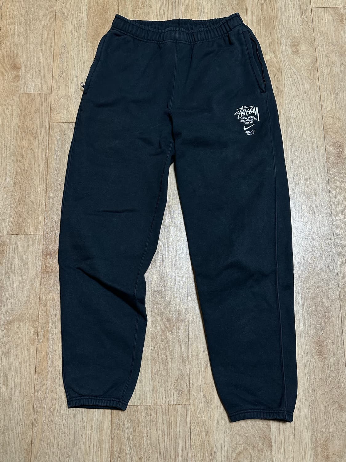 나이키 스투시 플리스 팬츠 블랙 US EU (S) 상품이미지1