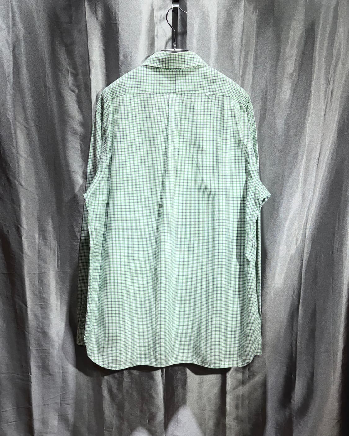 L 폴로랄프로렌 블루포니 그린 체크셔츠 상품이미지3