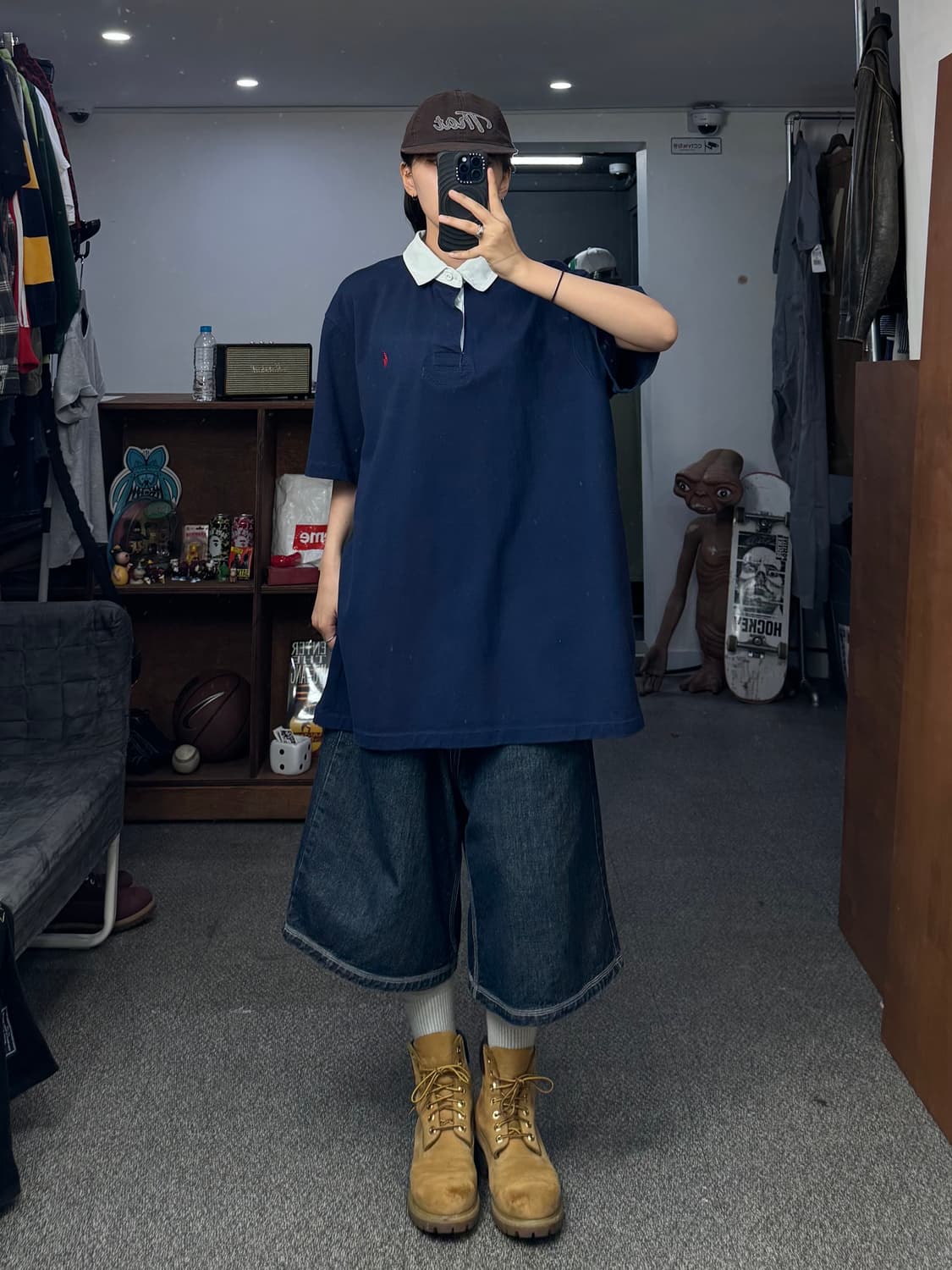 폴로 랄프로렌 네이비 반팔 럭비티 상품이미지7