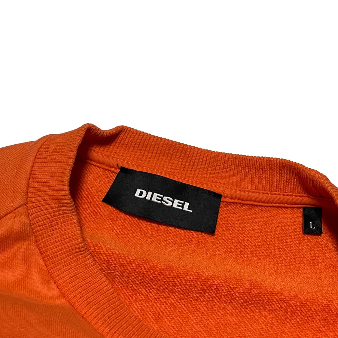 DIESEL 디젤 오렌지 맨투맨 상품이미지5