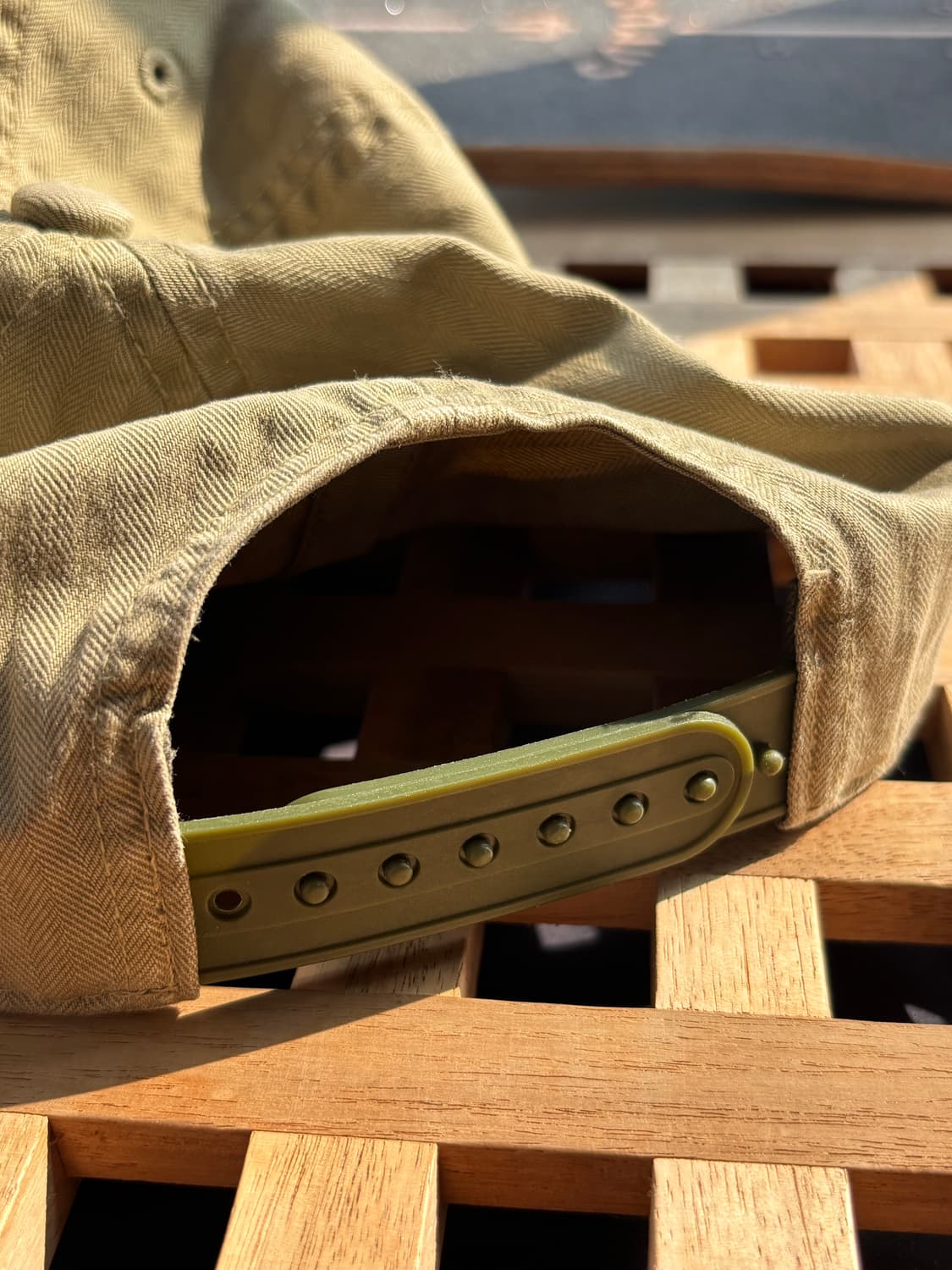 더블알엘 가먼트다잉 트윌 볼캡 올리브 상품이미지4