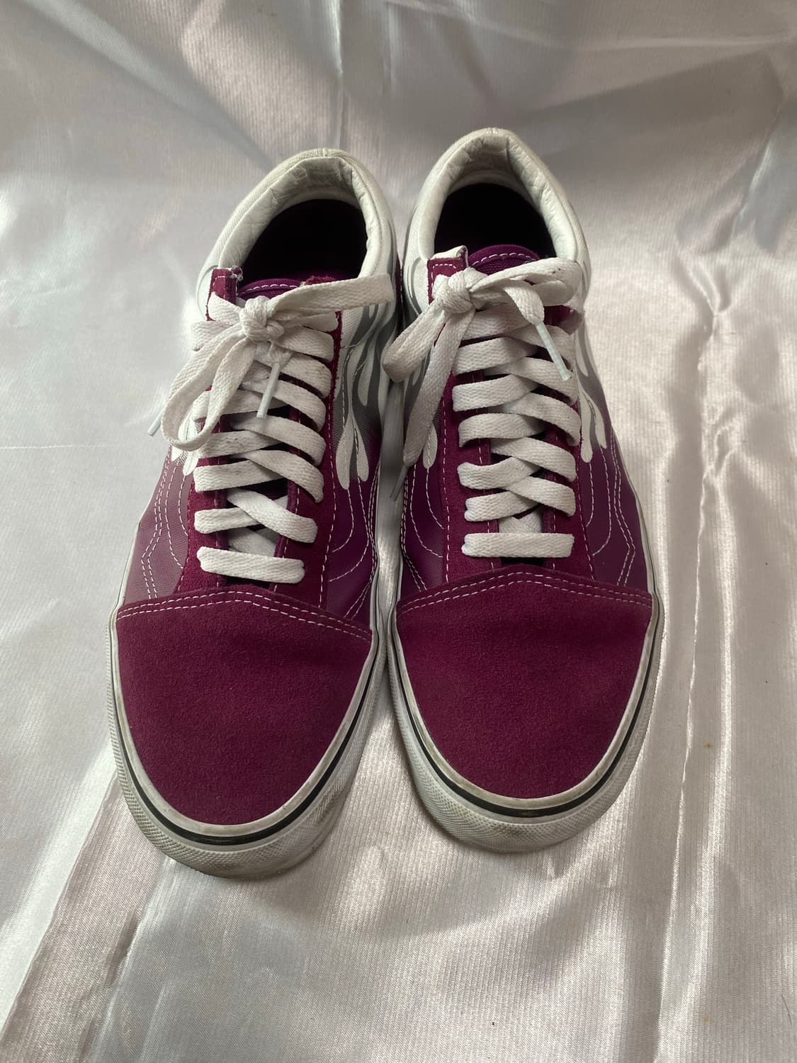 반스) 올드스쿨 퍼플 실버 플레임 270 상품이미지8