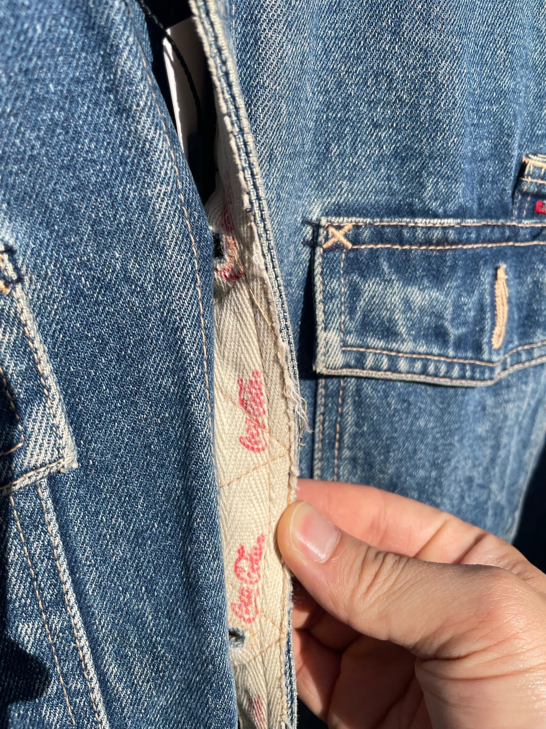 Coca cola denim jacket 상품이미지4