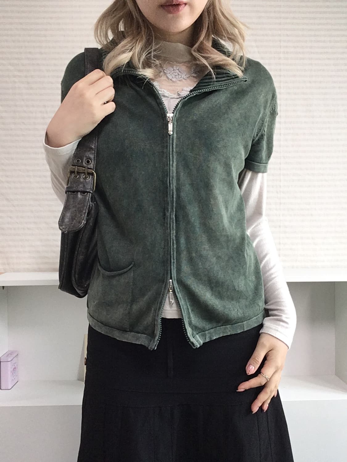 jpn vintage archive green pocket knit 상품이미지1