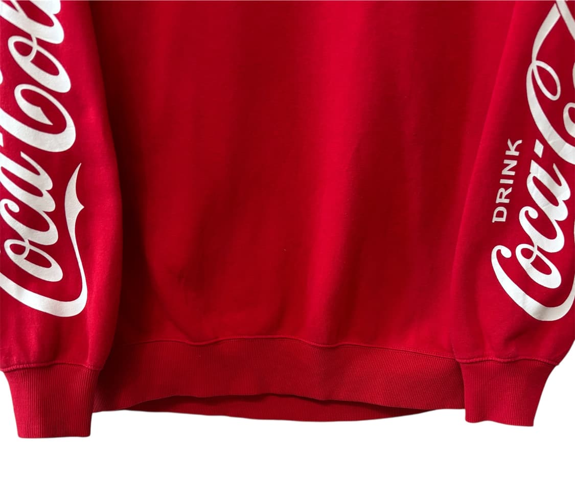 코카콜라 X GU 레터링 스웻셔츠 M-L 상품이미지3