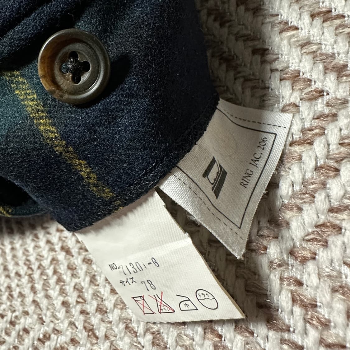 RING JACKET hand made tartan check pants 상품이미지4