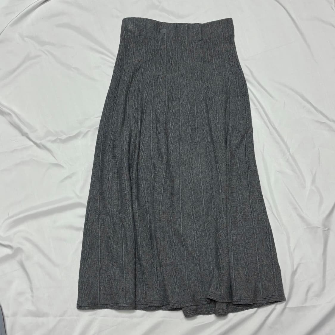 골지 니트 롱 스커트 상품이미지1