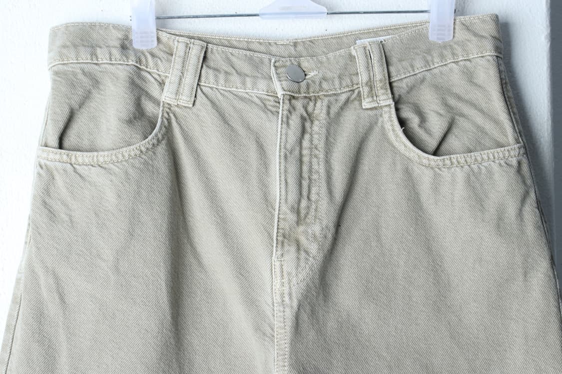 (M-L) 자라 반바지 팬츠 버뮤다 카키 워싱 아메카지-P9985 상품이미지3