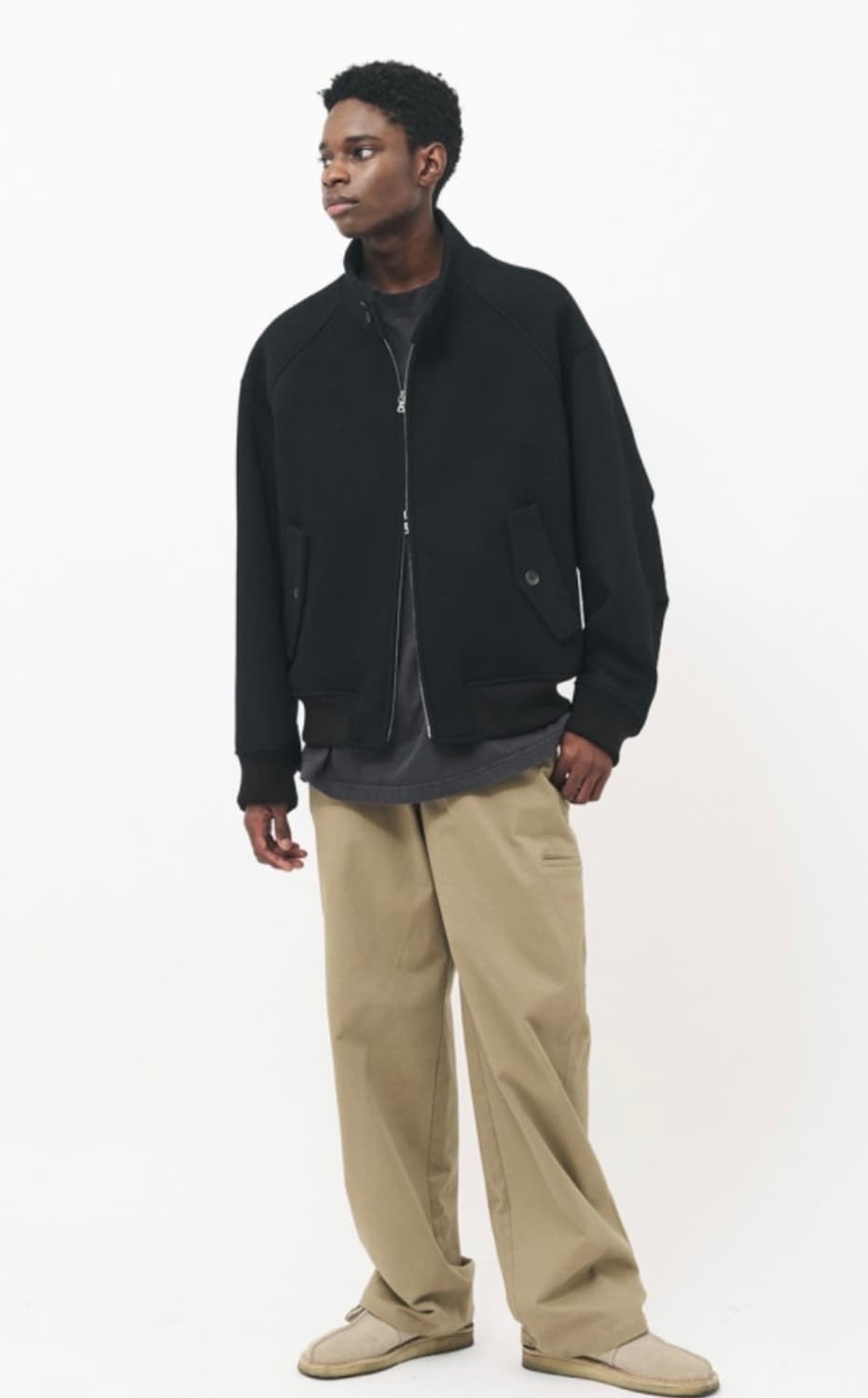 구매) 포커페이스 해링턴 블루종 상품이미지2