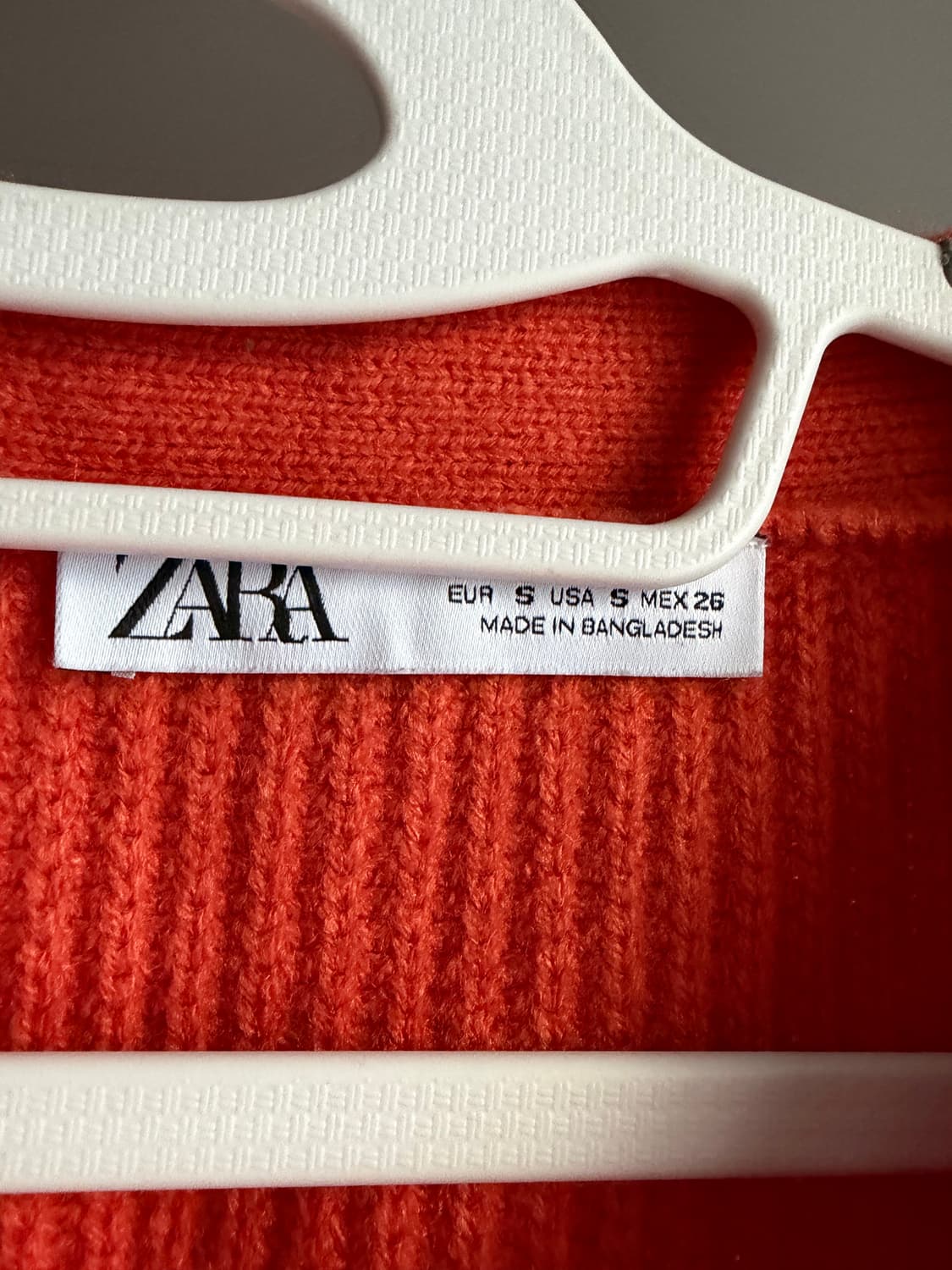 자라 리브드 가디건 s  상품이미지3