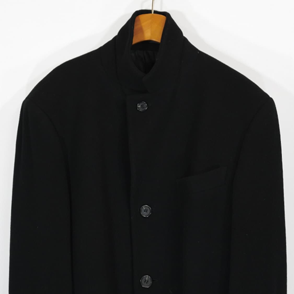 FENDI UOMO 버진울클래식블랙오버코트 상품이미지7