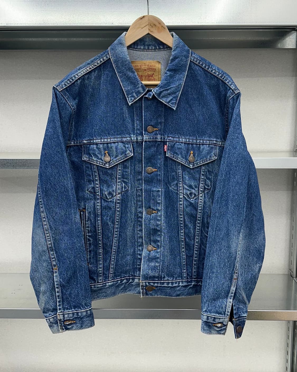 (XL)80~90'S 리바이스 USA 트러커 자켓-M1170 상품이미지1