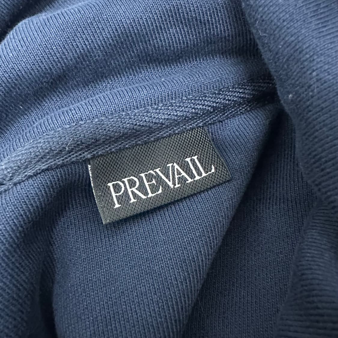 PREVAIL 프리베일 여성 하프넥 맨투맨 네이비 상품이미지7