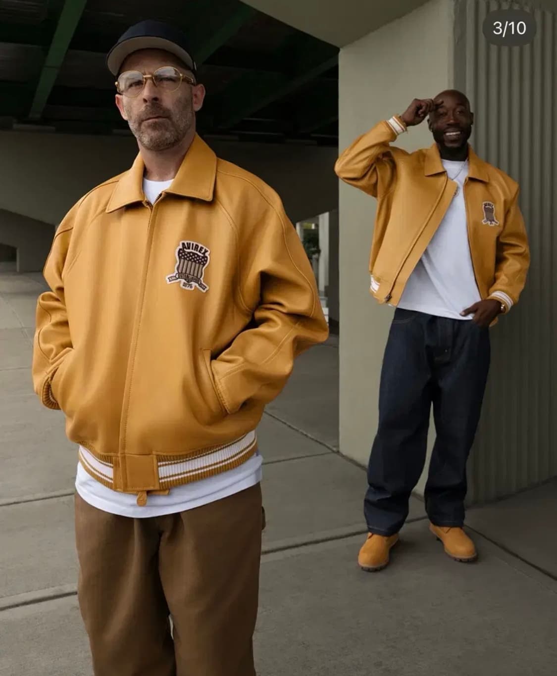 아비렉스x팀버랜드 50주년 바시티자켓 xl 상품이미지2